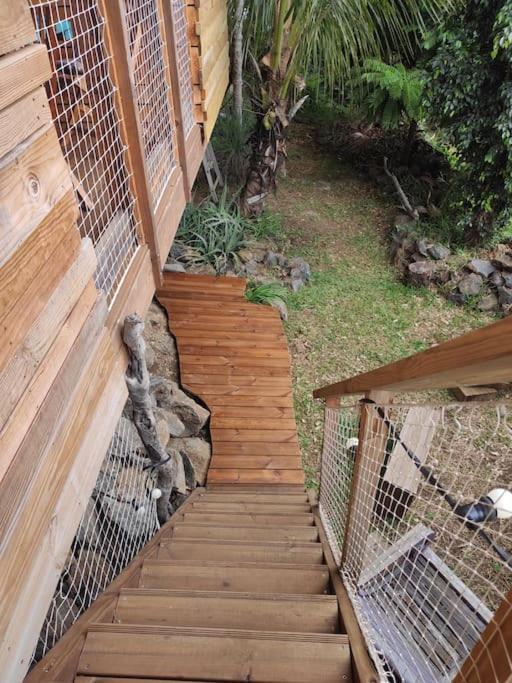 Bungalow Ecologique Avec Toilettes Seches Leu Kabanon Vue Mer Saint-Leu Exterior foto