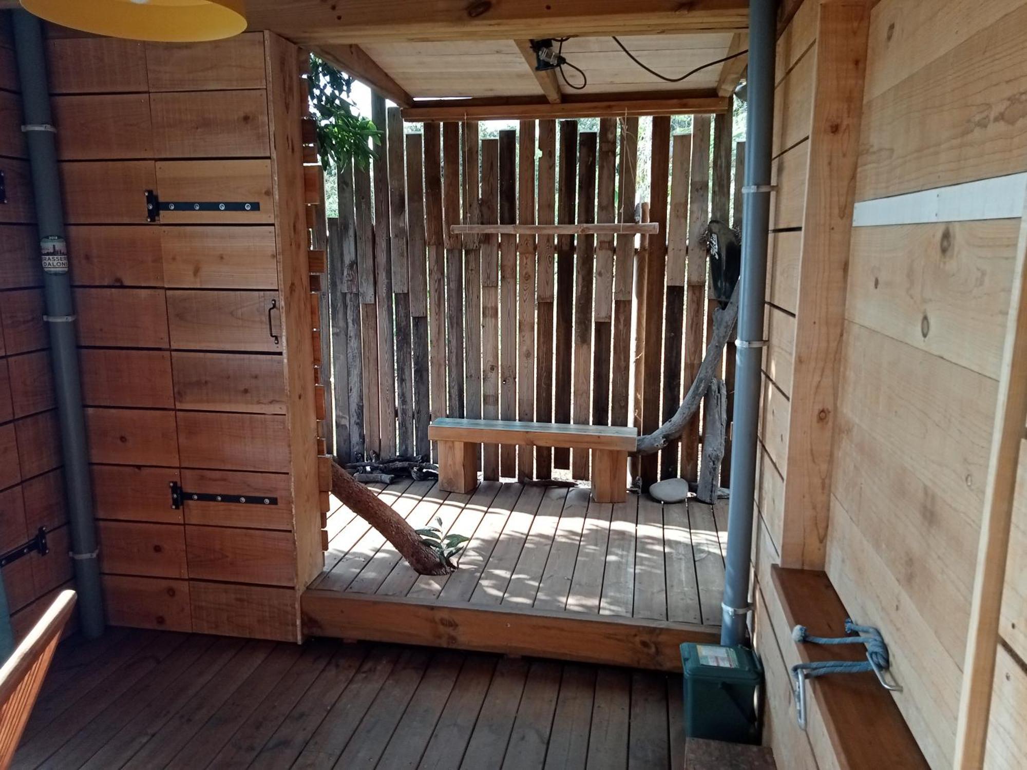 Bungalow Ecologique Avec Toilettes Seches Leu Kabanon Vue Mer Saint-Leu Exterior foto
